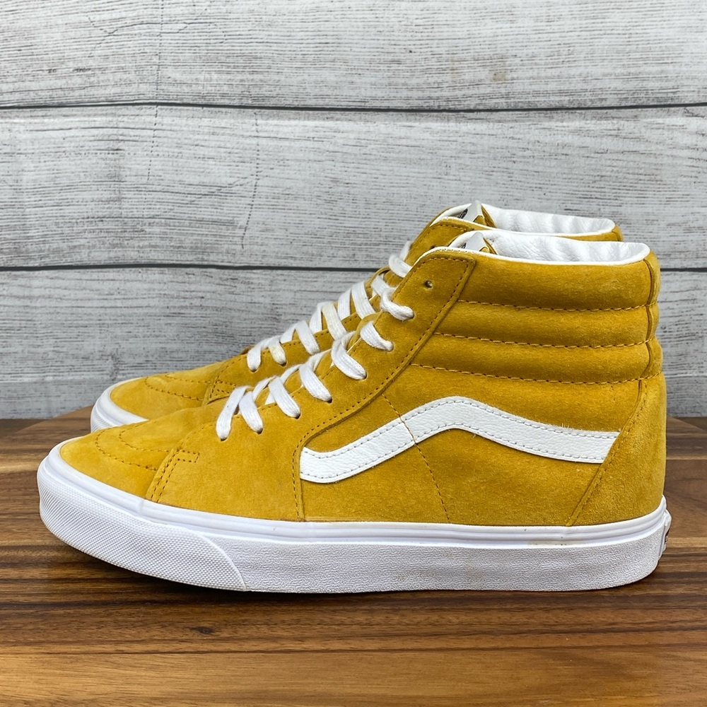 Vans Women's Yellow High-Top Sneakers